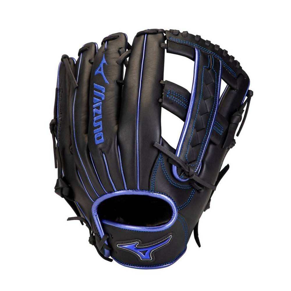 Luva Mizuno Softball MVP Prime SE Slowpitch 12.5" - Mulher - Pretas/Azul Marinho - VADMQ4695